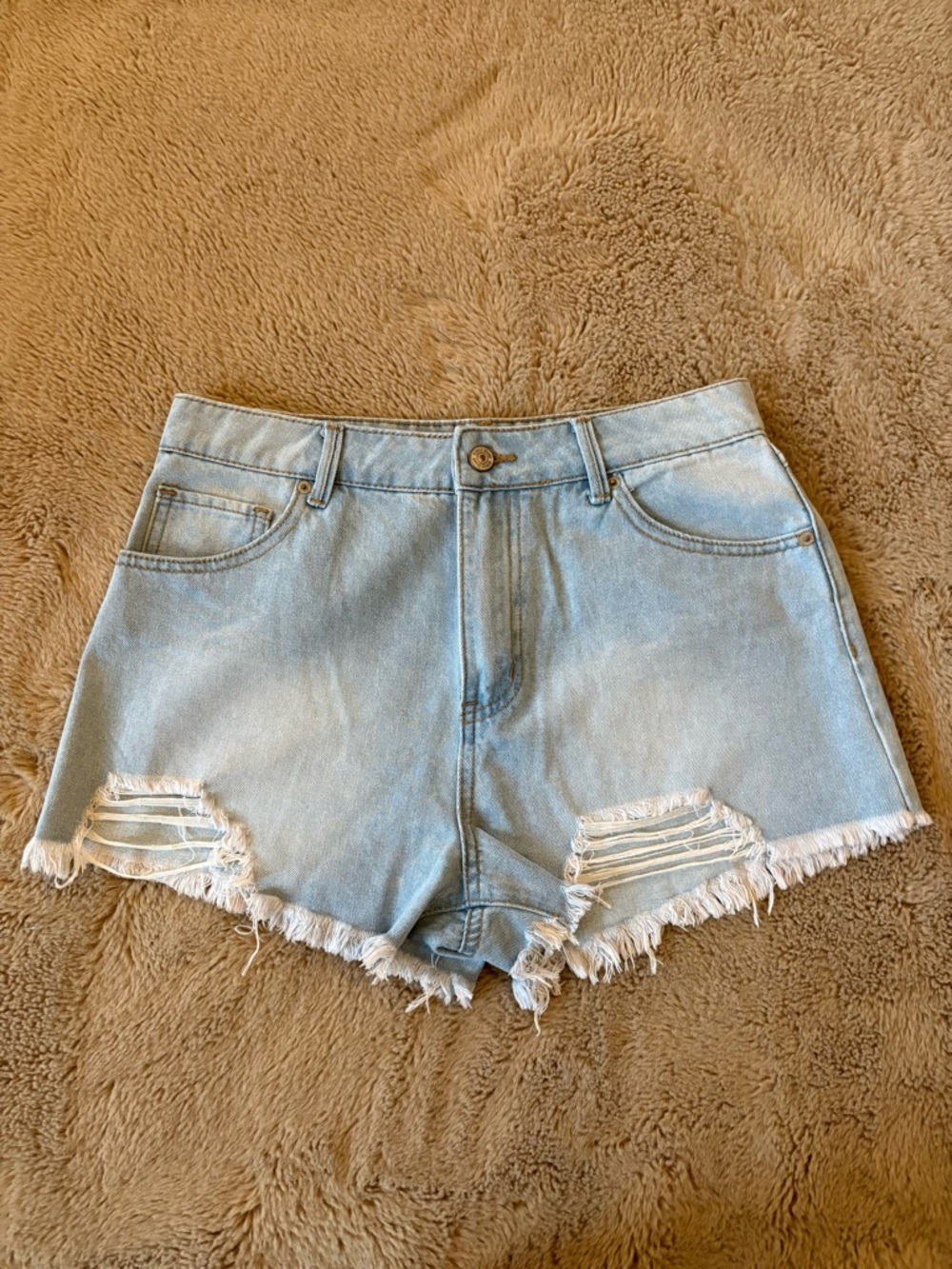 Rewash Brand high rise denim shorts, Women’s 6